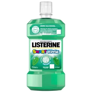 Listerine Smart Rinse Mouthwash Mild Mint For Kids 6+ 250ml