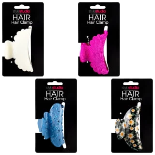 Style Studio Hair Clamp - Pink Pearl - Image 2