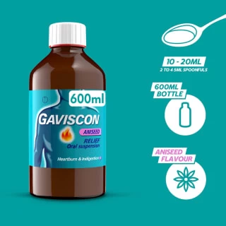 Gaviscon Aniseed 600ml - Image 2