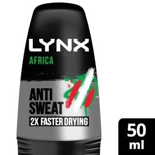 Lynx Africa Anti-Sweat Roll On 50ml - Image 2
