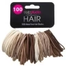 Style Studio Metal-Free Hair Elastics 100pk - Blonde/Brunette
