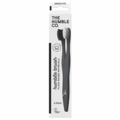 B&M The Humble Co. Sensitive Toothbrush 2pk - Black & White