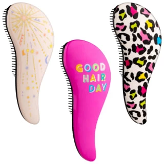Style Studio Detangling Hair Brush - Leopard Print - Image 6