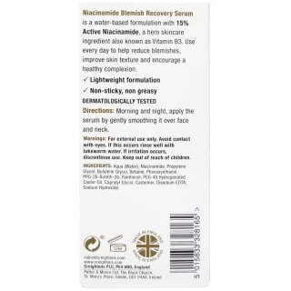 B&M Balance Niacinamide Blemish Recovery Serum 30ml - Image 4