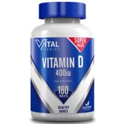B&M Vital Vitamins Vitamin D 400iu 180pk