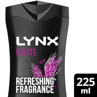 Lynx Shower Gel 225ml - Excite - Image 2
