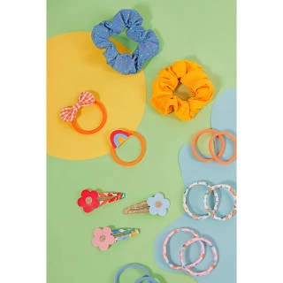 Ella Style Clips, Scrunchies & Elastics Set 6pk - Image 3