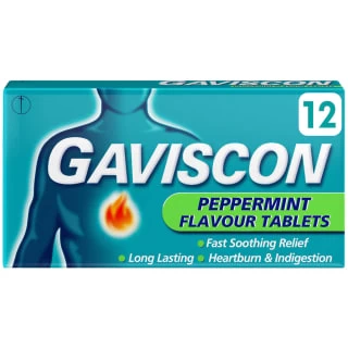 Gaviscon Peppermint Flavour Tablets
