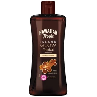 B&M Hawaiian Tropic Island Glow Tanning Oil Spf 0 200ml