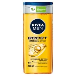 Nivea Men Boost 3-in-1 Shower Gel 250ml