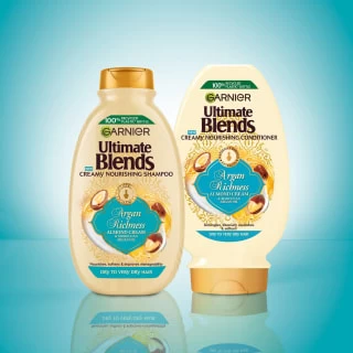 Garnier Ultimate Blends Shampoo 400ml - Argan - Image 2