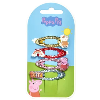 Peppa Pig Hair Clips 4pk