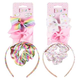 Ella Hair Accessory Set 4pk - Rainbow - Image 7