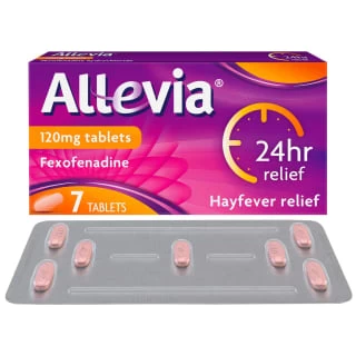 B&M Allevia 120mg Fexofenadine Tablets 7pk